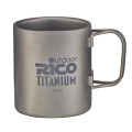 Taza de doble pared de titanio 300ml